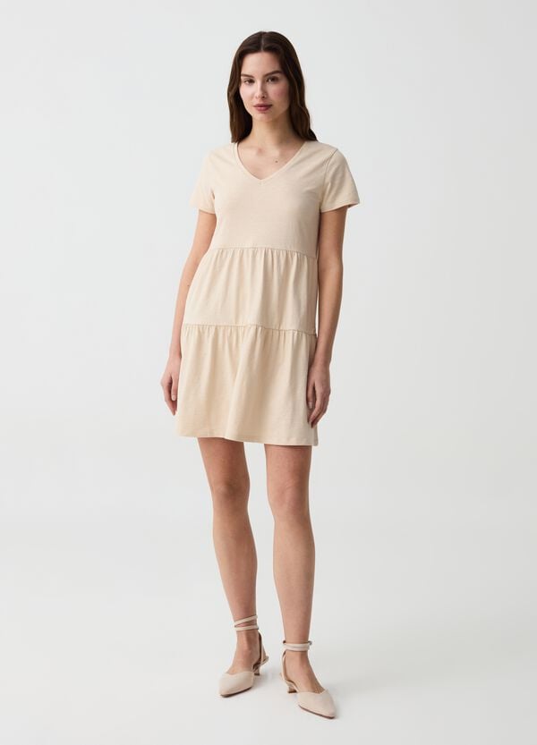 Ovs Vestito Essential corto a balze