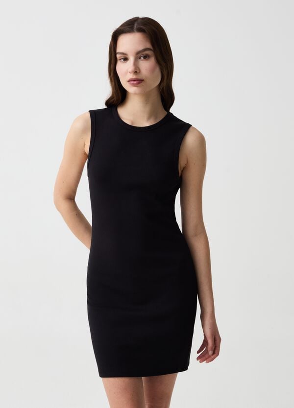 Ovs Vestito Essential corto con dettaglio cut out