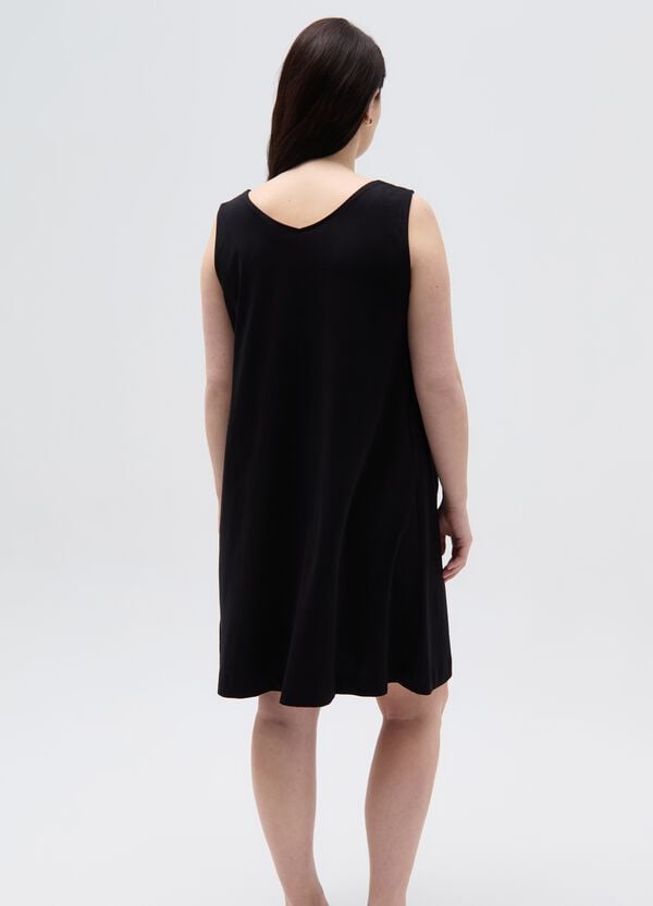 Ovs Vestito Essential Corto Flare Fit Curvy