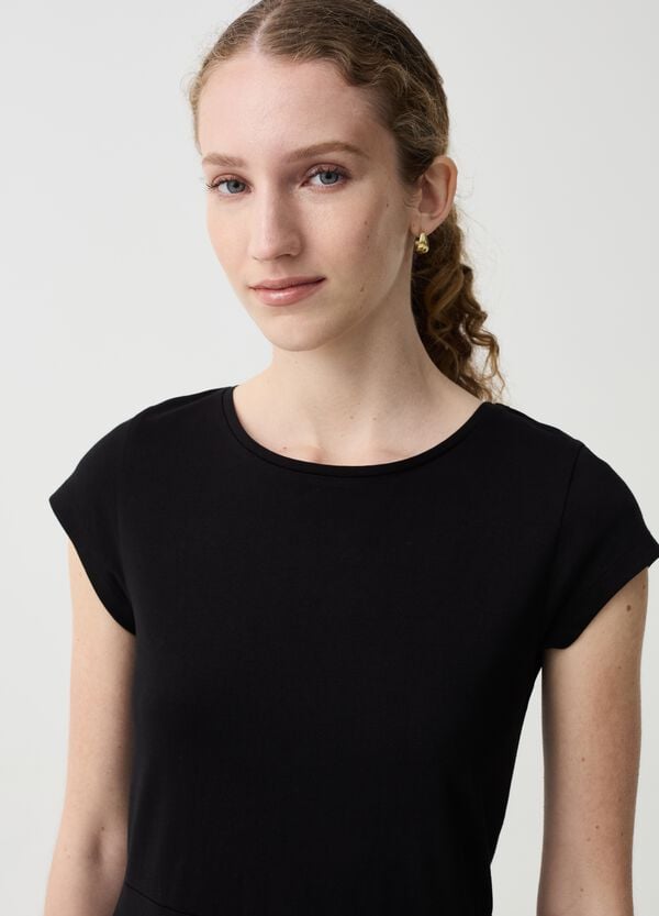 Ovs Vestito Essential Corto In Cotone