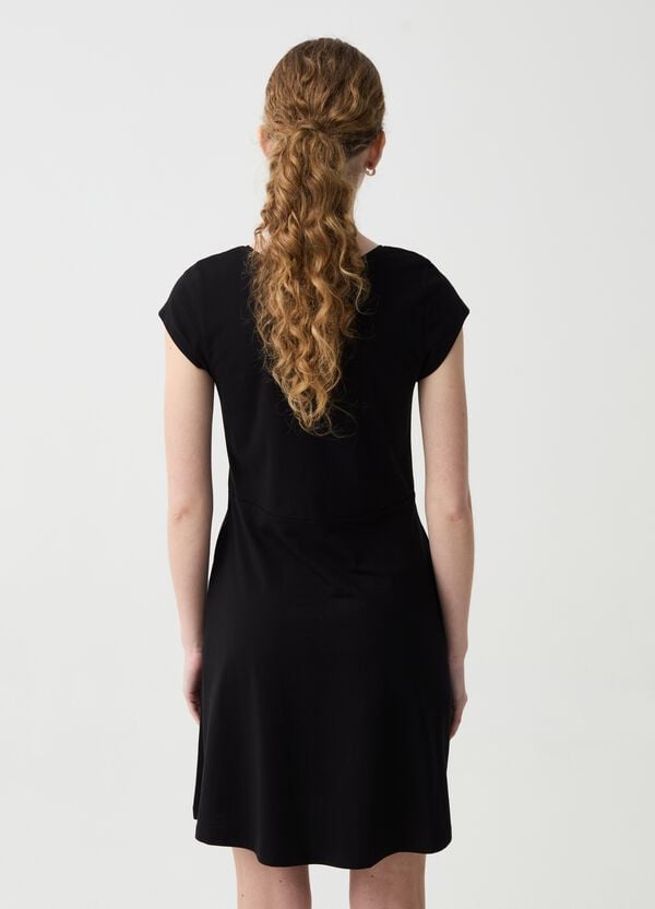 Ovs Vestito Essential Corto In Cotone