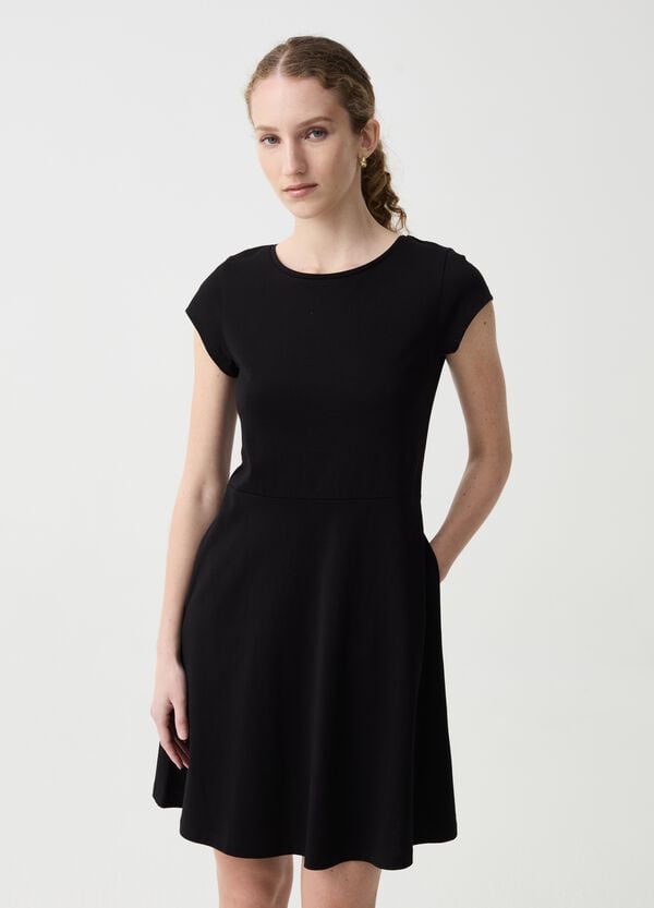 Ovs Vestito Essential corto in cotone