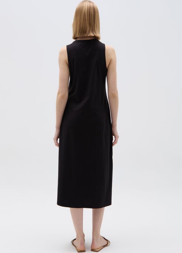 Ovs Vestito Essential Lungo Con Spacchi