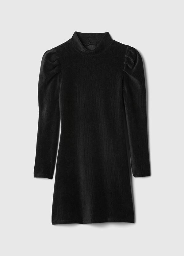 Ovs Vestito In Corduroy Con Maniche A Palloncino