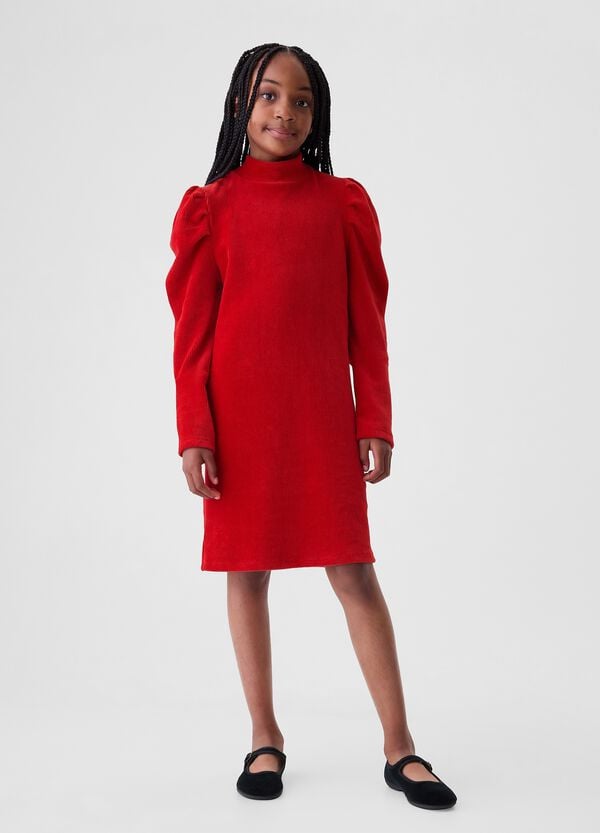 Ovs Vestito in corduroy con maniche a palloncino