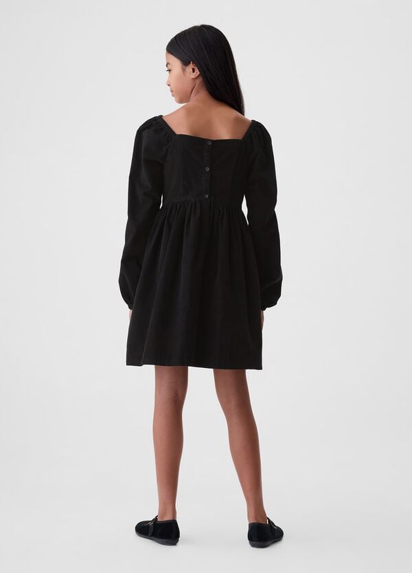 Ovs Vestito In Cotone Con Maniche A Sbuffo
