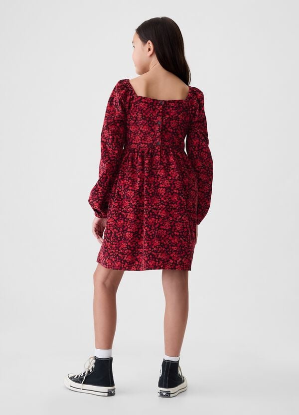 Ovs Vestito In Cotone Con Maniche A Sbuffo
