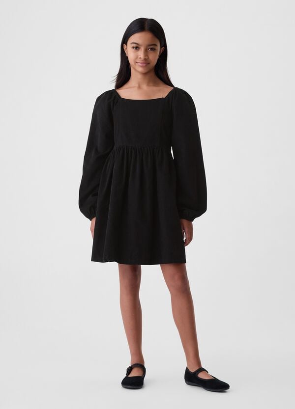 Ovs Vestito in cotone con maniche a sbuffo