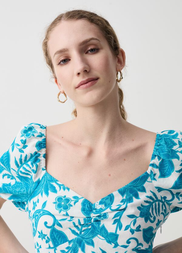 Ovs Vestito Lungo Con Maniche A Palloncino