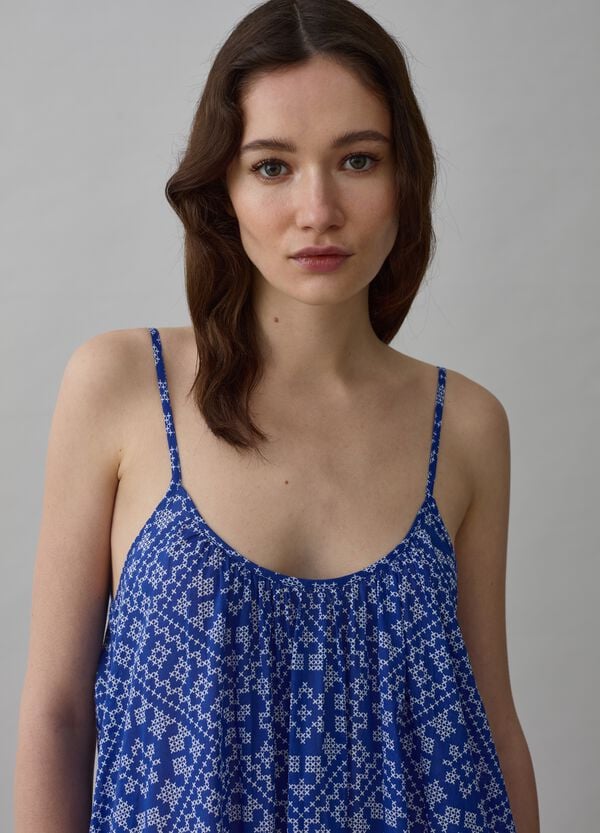 Ovs Vestito lungo stampato con schiena scoperta