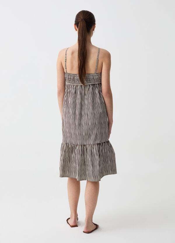 Ovs Vestito Midi Con Balza