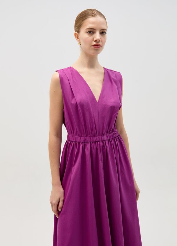 Ovs Vestito Midi Con Scollo A V