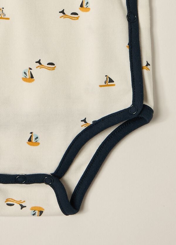 Ovs Pack 2 Body In Interlock Di Puro Cotone IANA Neonato