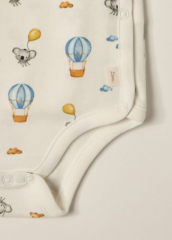 Ovs Pack 2 Body In Interlock Di Puro Cotone IANA Neonato