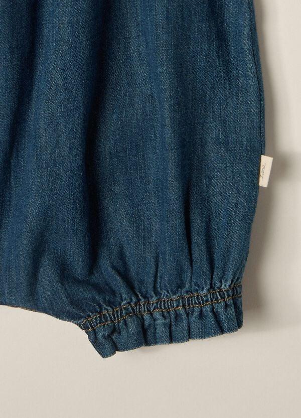 Ovs Pagliaccetto In Denim Di Puro Cotone IANA Neonata