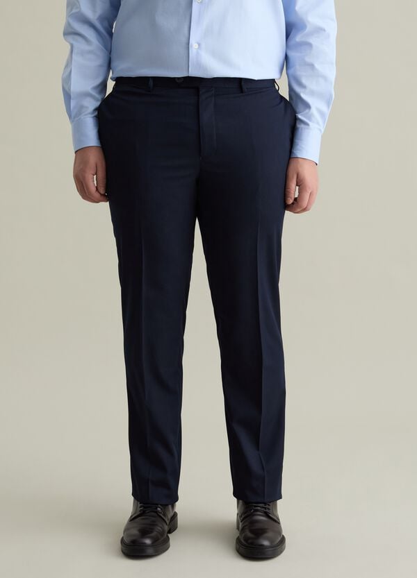 Ovs Pantalone Elegante Regular Fit Tinta Unita Plus Size