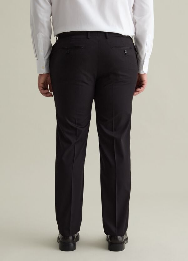 Ovs Pantalone Elegante Regular Fit Tinta Unita Plus Size