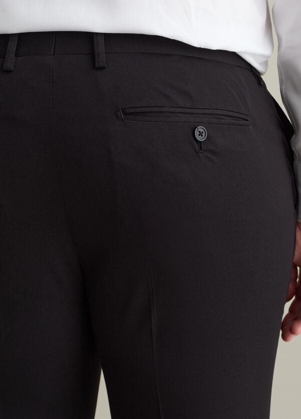 Ovs Pantalone Elegante Regular Fit Tinta Unita Plus Size