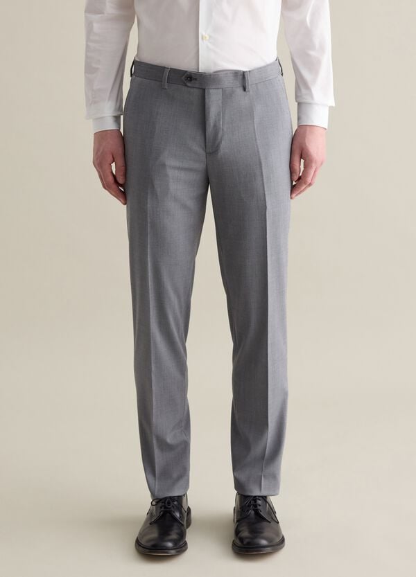 Ovs Pantalone Sartoriale Slim Fit Principe Di Galles