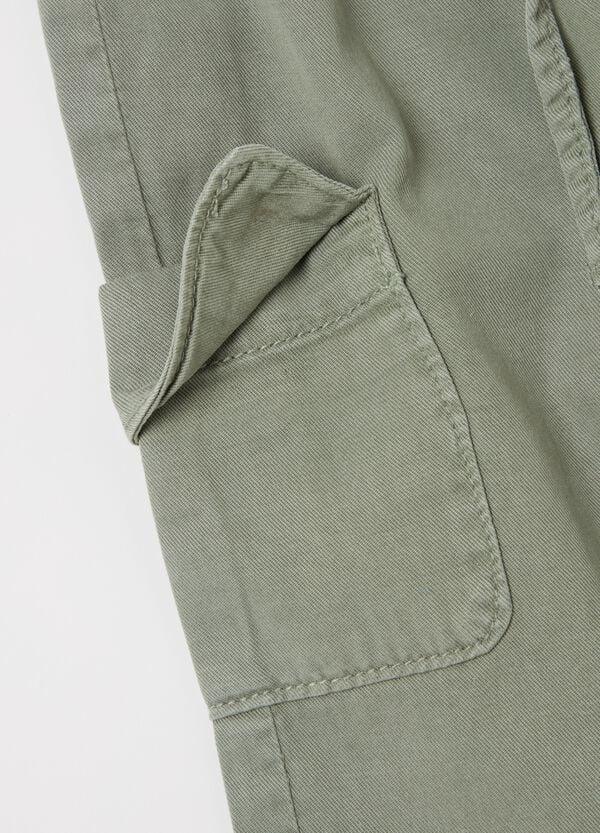 Ovs Pantaloni Cargo In Lyocell E Cotone Con Coulisse