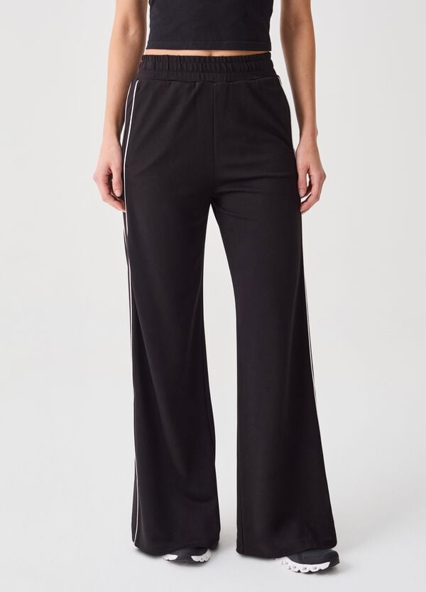 Ovs Pantaloni Palazzo Con Piping A Contrasto ALTAVIA STUDIO