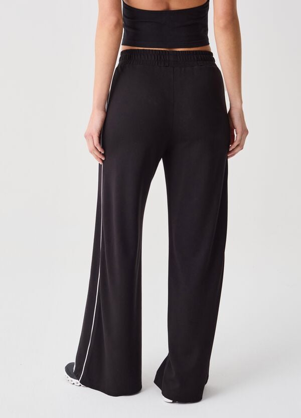 Ovs Pantaloni Palazzo Con Piping A Contrasto ALTAVIA STUDIO