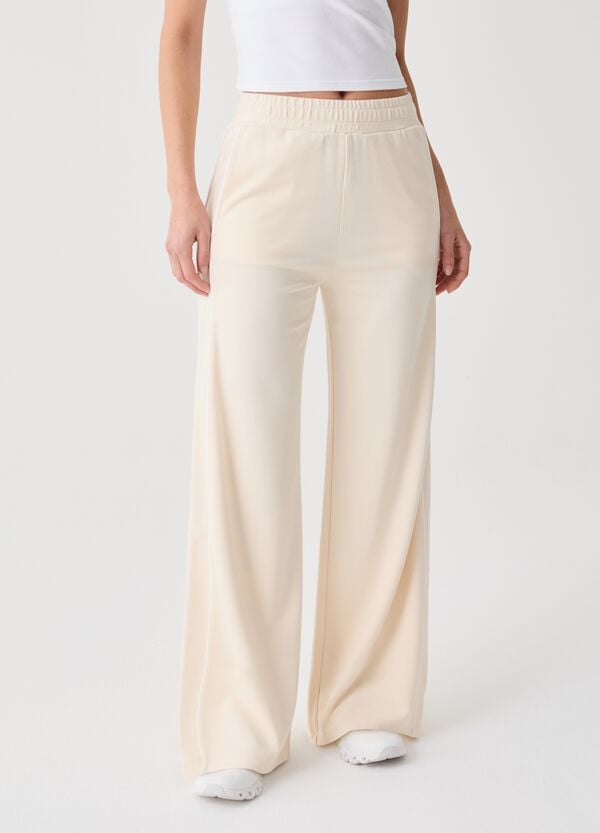 Ovs Pantaloni Palazzo Con Piping A Contrasto ALTAVIA STUDIO