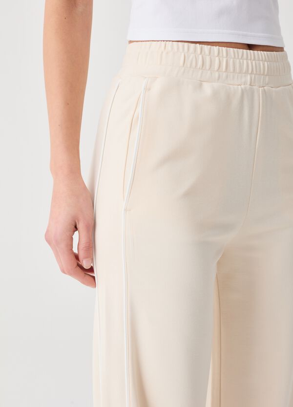 Ovs Pantaloni Palazzo Con Piping A Contrasto ALTAVIA STUDIO