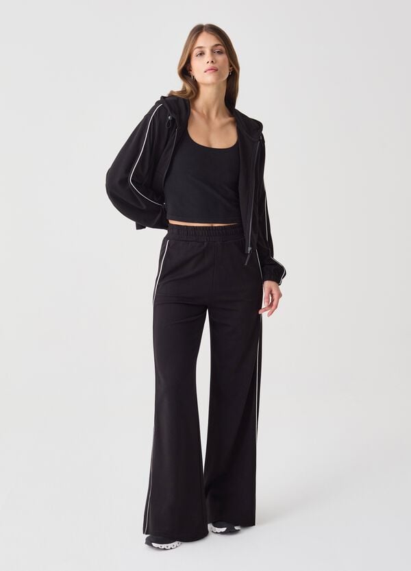 Ovs Pantaloni palazzo con piping a contrasto ALTAVIA STUDIO