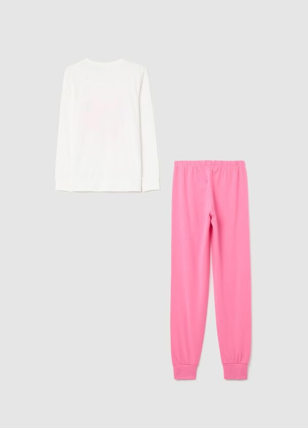 Ovs Pigiama In Cotone Bio Con Stampa "Love Girls Rules"