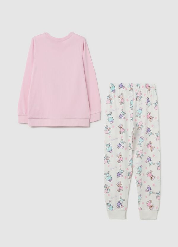 Ovs Pigiama In Cotone Bio "Pajama Party With My Friends"