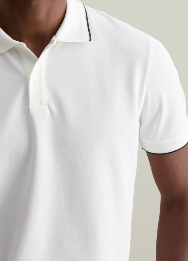 Ovs Polo In Tessuto Tecnico Con Profili A Contrasto