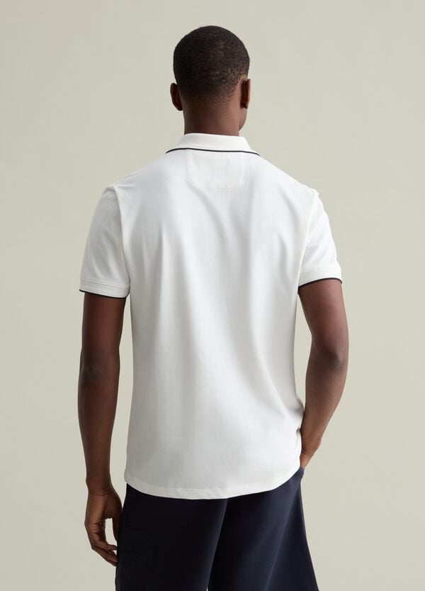 Ovs Polo In Tessuto Tecnico Con Profili A Contrasto