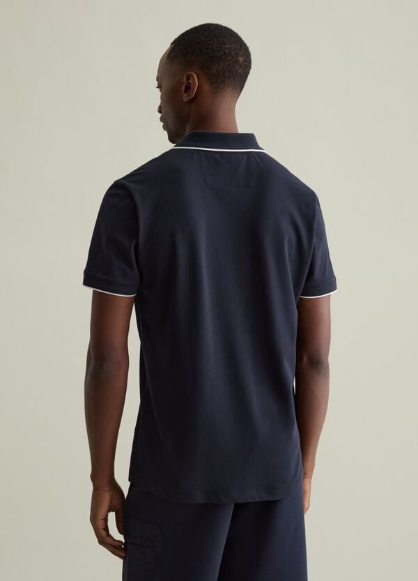 Ovs Polo In Tessuto Tecnico Con Profili A Contrasto