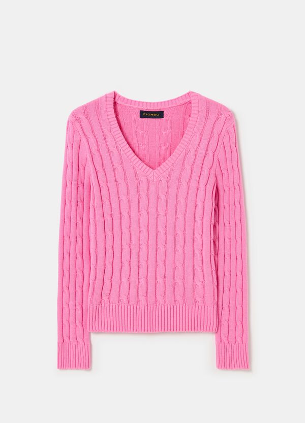 Ovs Pullover Con Lavorazione Intrecciata Scollo A V