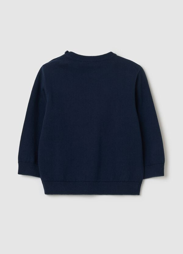 Ovs Pullover Con Trama In Rilievo E Ricamo Barca A Vela