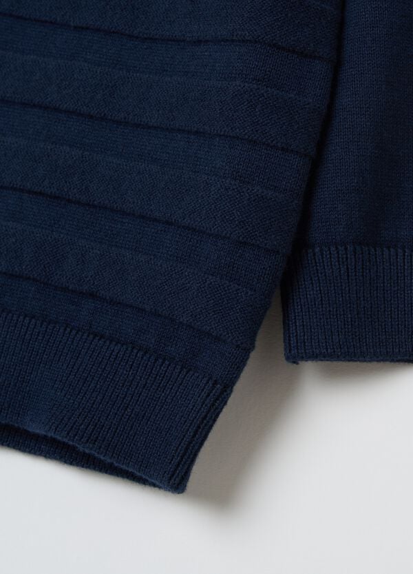 Ovs Pullover Con Trama In Rilievo E Ricamo Barca A Vela