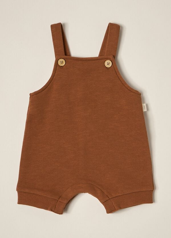 Ovs Salopette in french terry di puro cotone IANA neonato