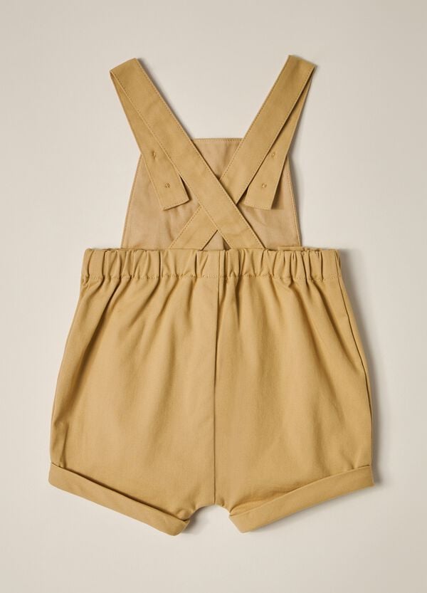 Ovs Salopette In Twill Di Cotone Stretch IANA Neonato