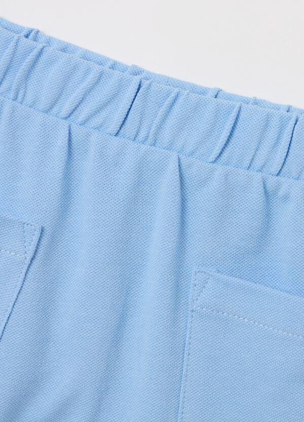 Ovs Set In Cotone T-shirt Ricamo "Happy Family" E Shorts