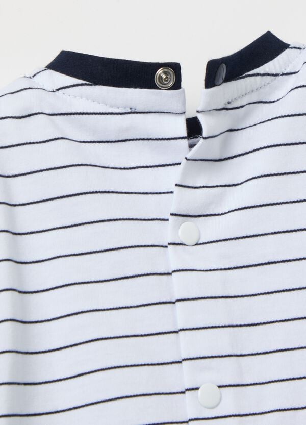 Ovs Set T-shirt E Pantaloni In Cotone Con Applicazione