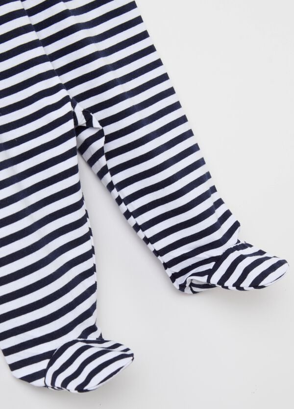 Ovs Set Top E Ghettine In Cotone Con Ricamo Coniglietto
