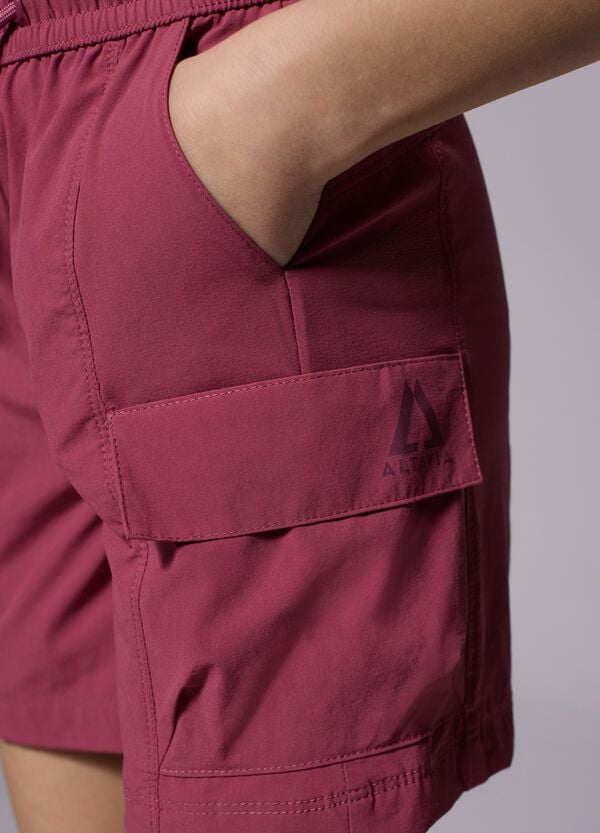 Ovs Shorts Cargo Sportivi Rosa ALTAVIA WITH DEBORAH COMPAGNONI
