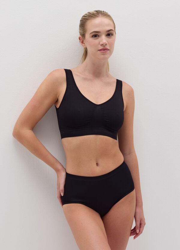 Ovs Slip a vita alta in microfibra seamless The One