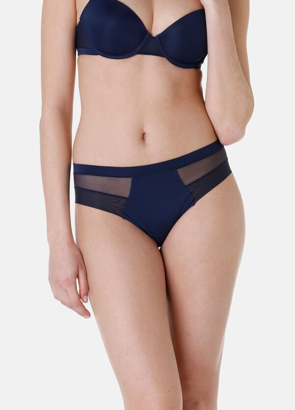 Ovs Slip In Poliammide Elasticizzata Con Dettagli In Cotone