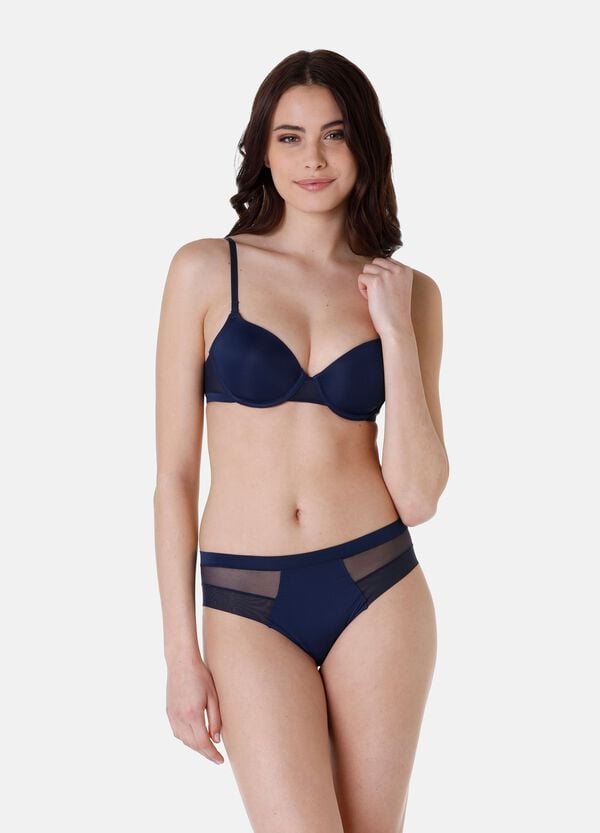 Ovs Slip in poliammide elasticizzata con dettagli in cotone