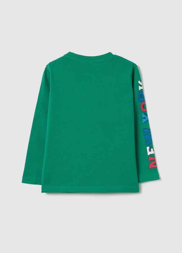 Ovs T-shirt A Maniche Lunghe Con Stampa "New York City"