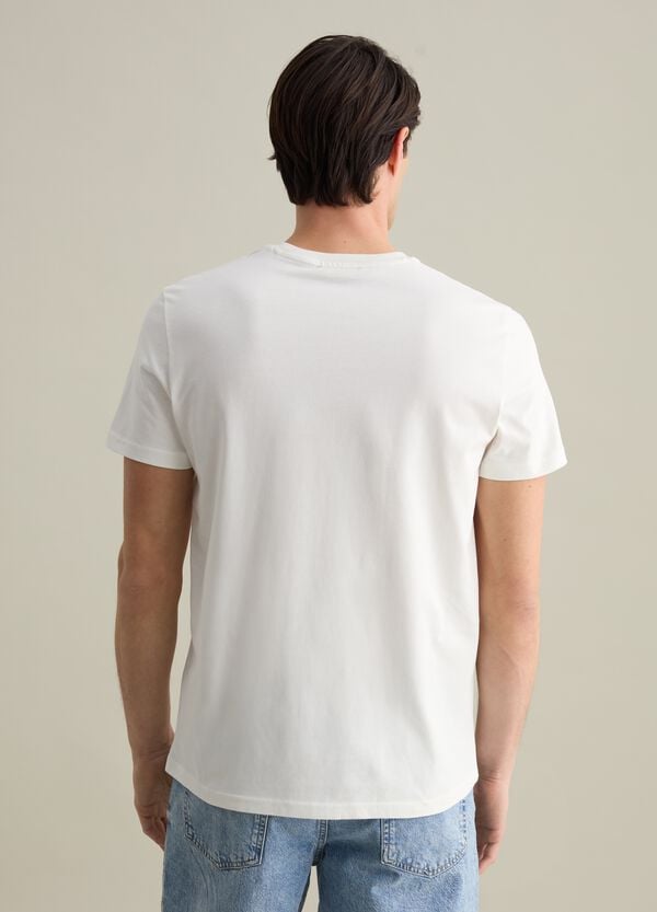 Ovs T-shirt Bianca Con Stampa Grafica California Surf