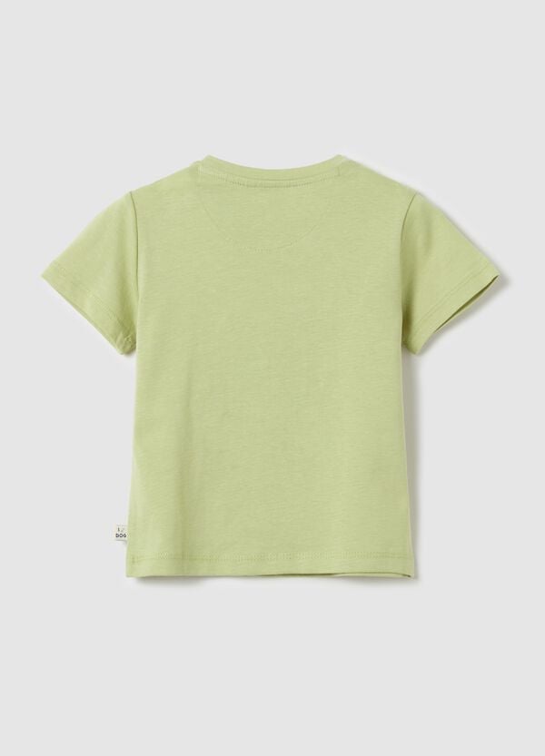 Ovs T-shirt In Cotone Con Stampa Cagnolino Elegante