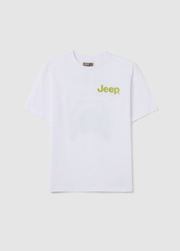 Ovs T-shirt in cotone con stampa logo e fuoristrada